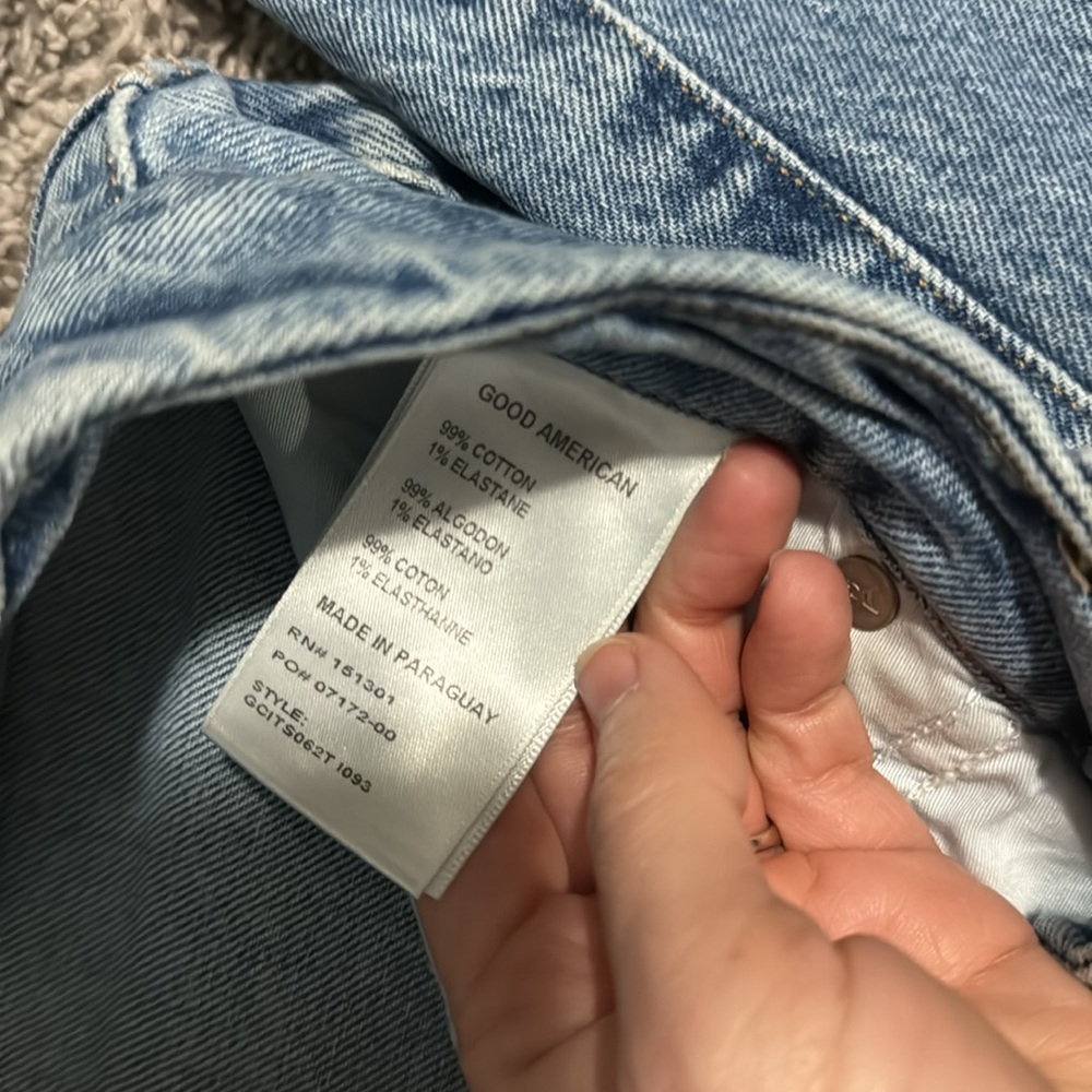 Good American jeans size 0/25 - Picture 3 of 6